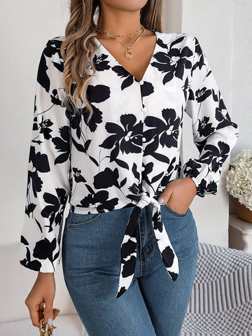Flower Shadow Blouse