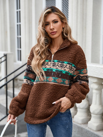 Half Zip Western Ranch Top