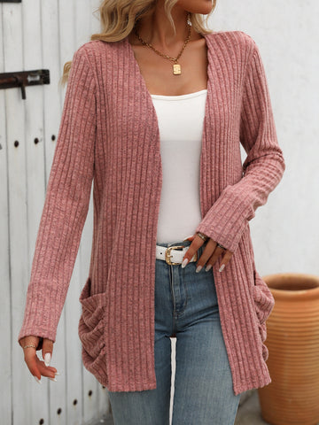 Mandy-Ribbed Cardigan