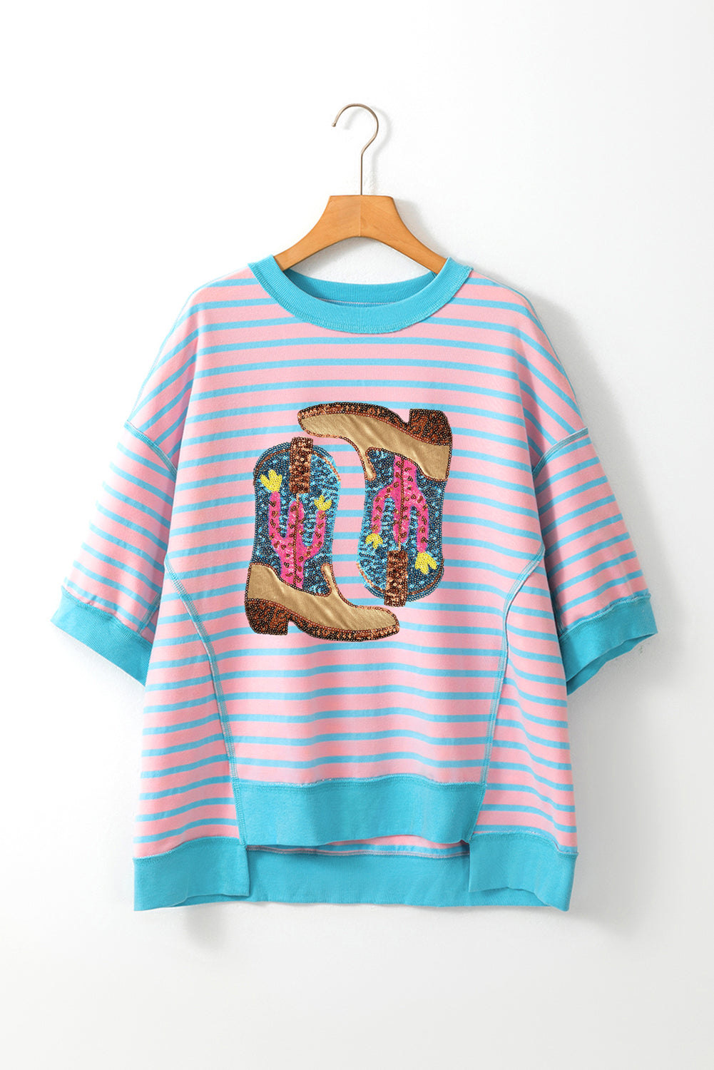 Striped Boots T-Shirt