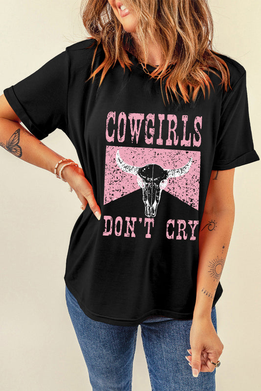 Cowgirls Don't Cry Graphic Tee