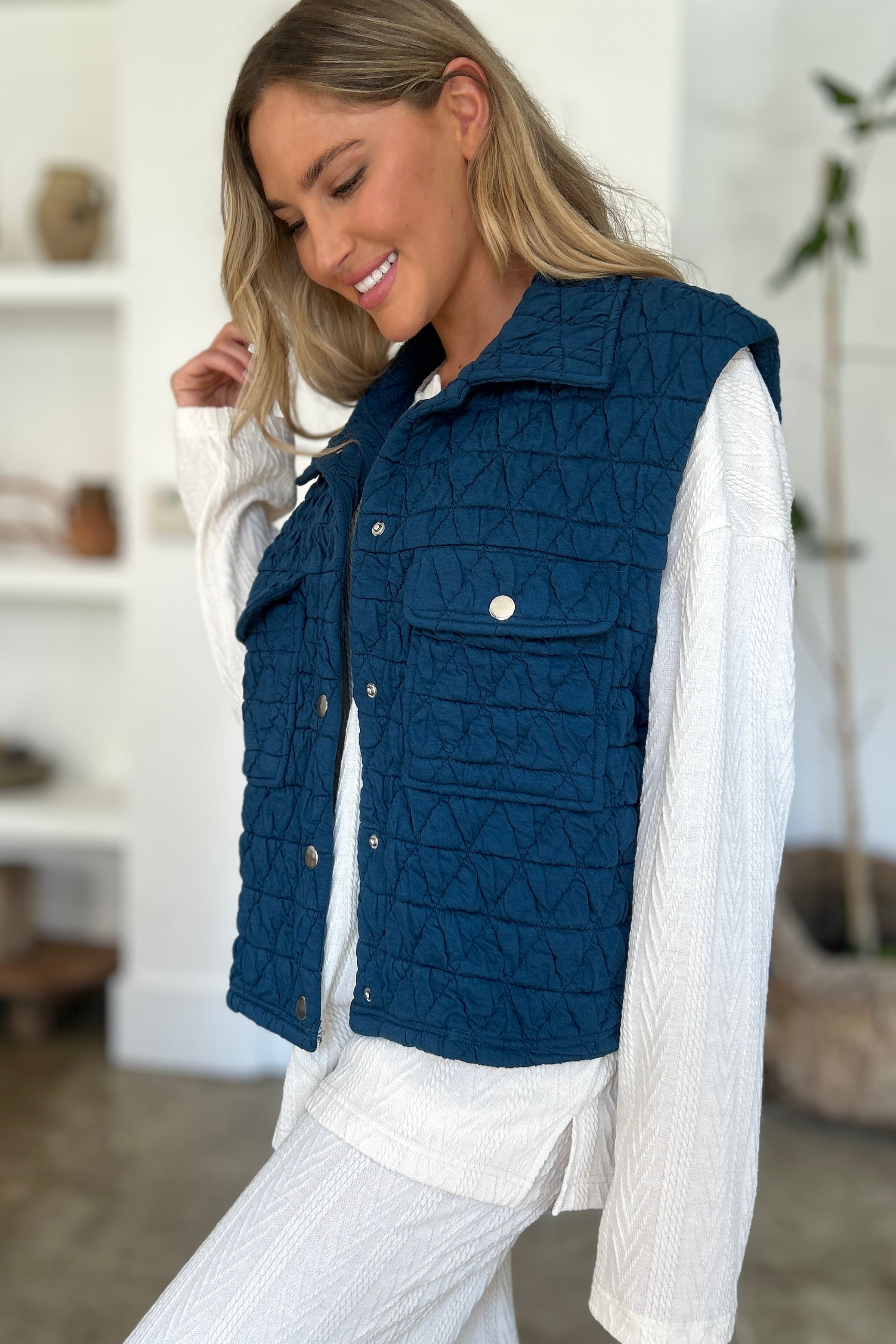Double Take Snap Down Vest
