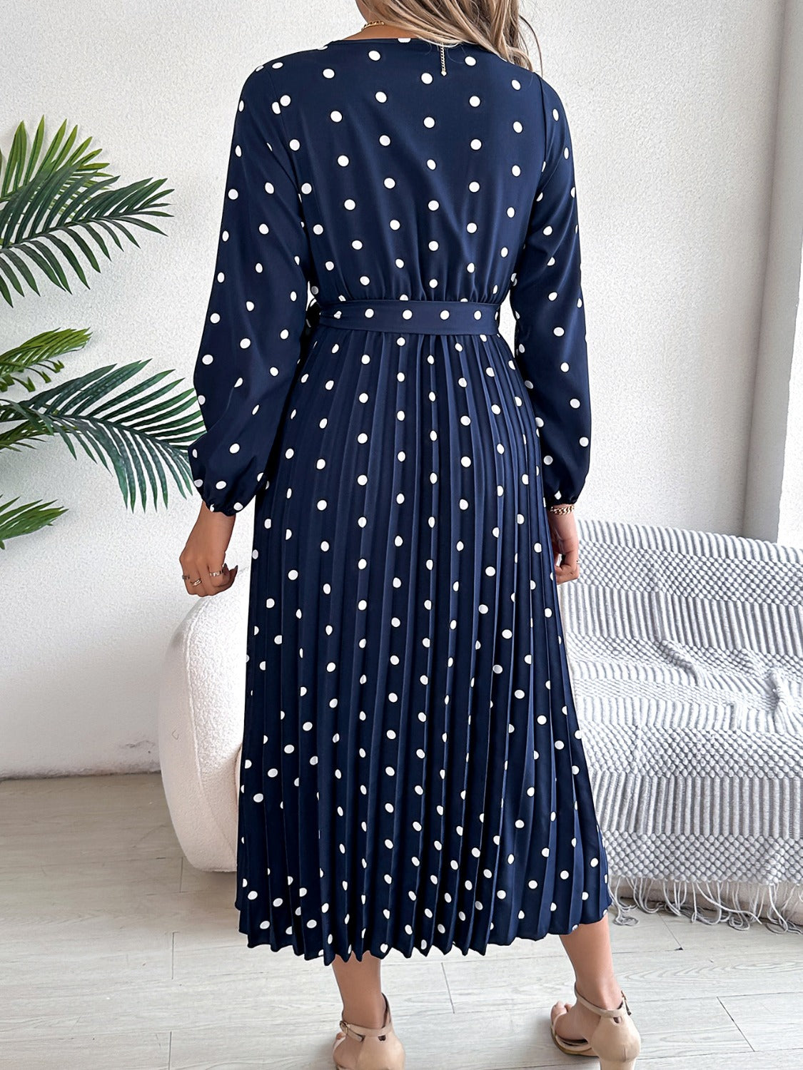 Polka Dot Midi Dress
