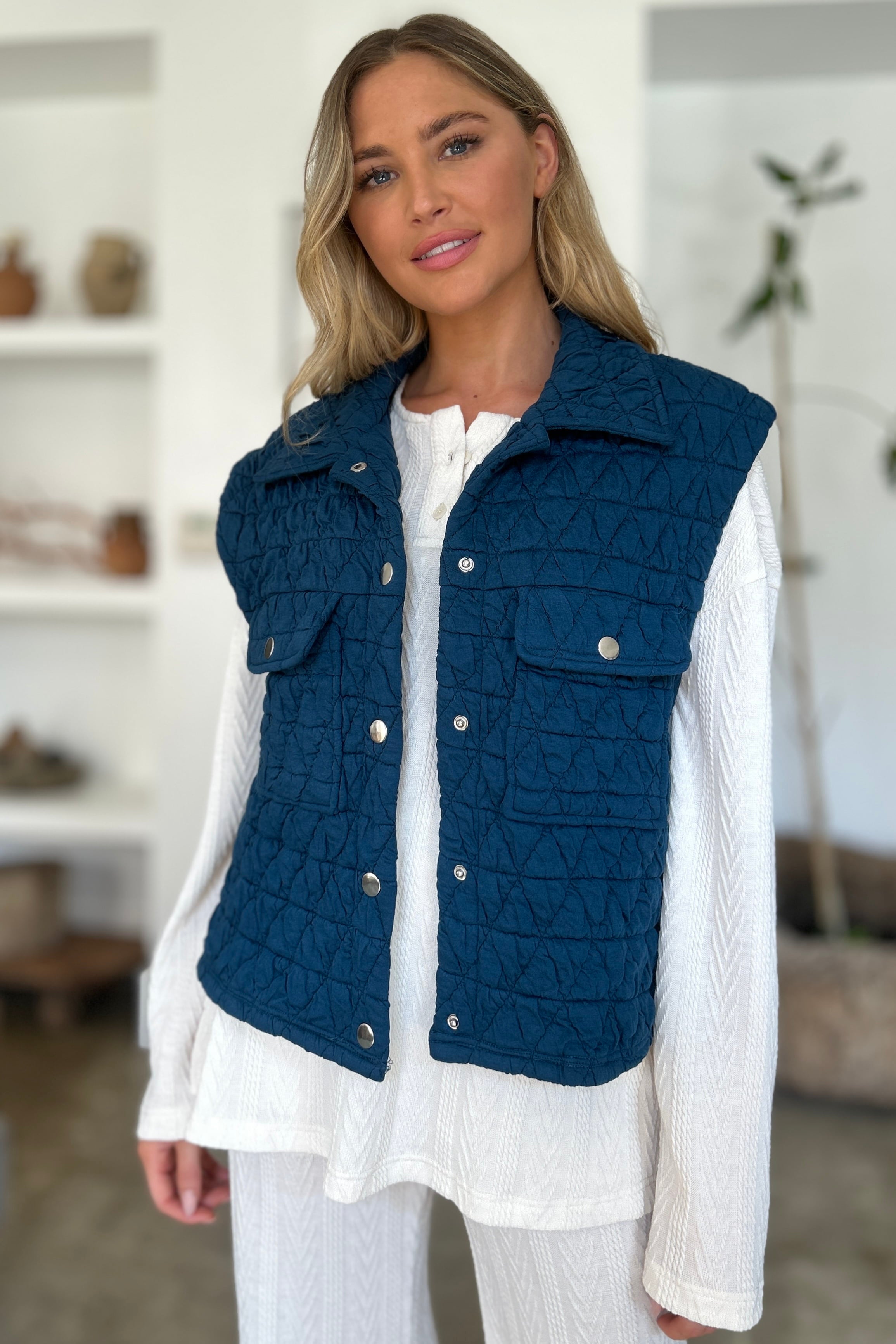 Double Take Snap Down Vest