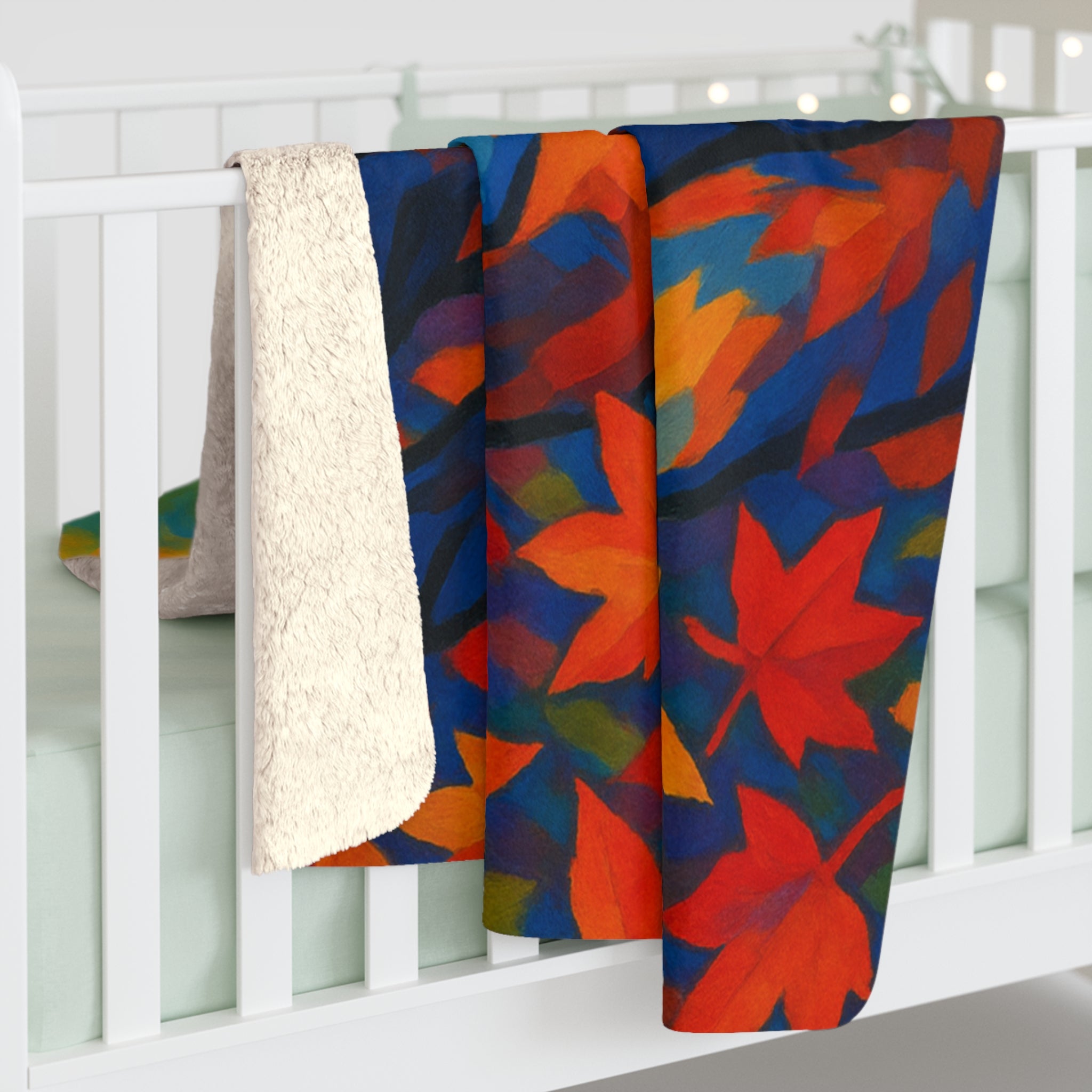 Autumn Fox Sherpa Blanket