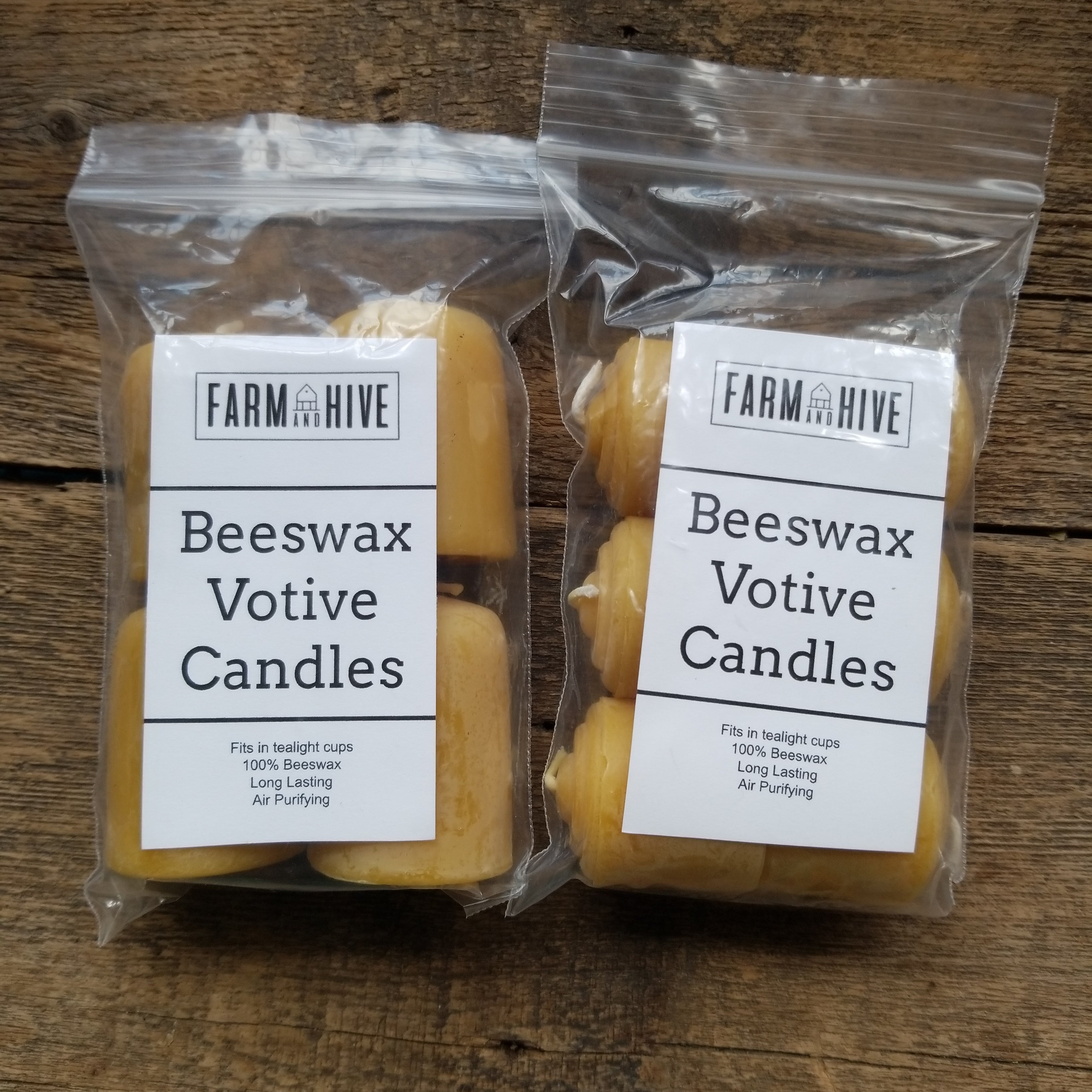 Votives and Mini Votives | Beeswax Candles