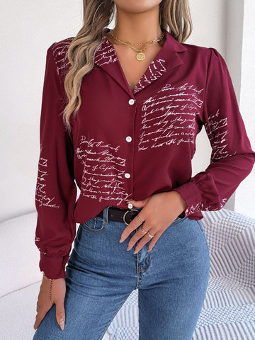 Pony Express Letter Blouse