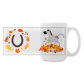 Howdy Fall Mug 15 oz - white