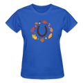 Fall Horseshoes Ultra Tee - royal blue