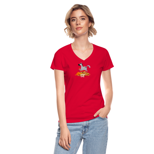 Howdy Fall Tee - red