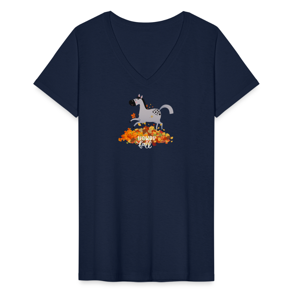 Howdy Fall Tee - navy