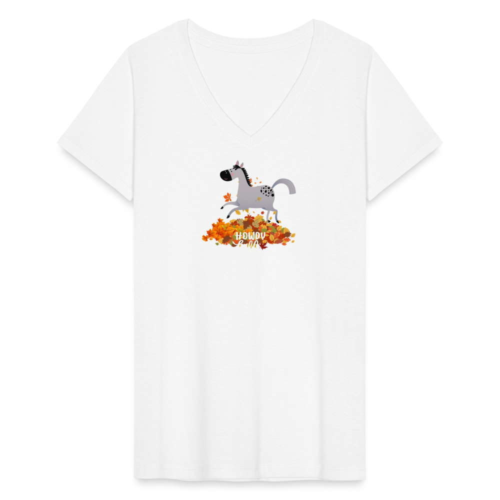 Howdy Fall Tee - white