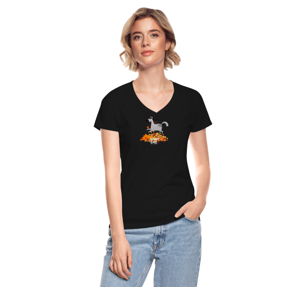 Howdy Fall Tee - black