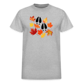 Leaf Tracks Ultra Tee - heather gray