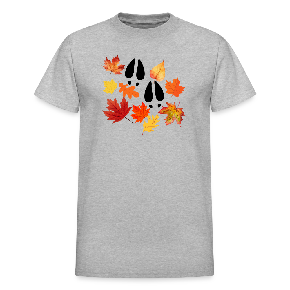 Leaf Tracks Ultra Tee - heather gray