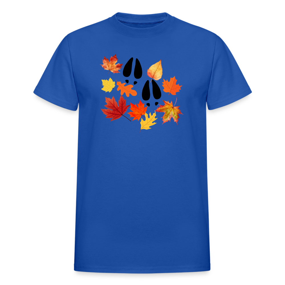 Leaf Tracks Ultra Tee - royal blue