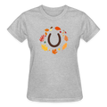 Fall Horseshoes Ultra Tee - heather gray