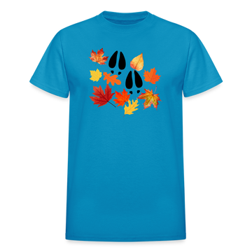 Leaf Tracks Ultra Tee - turquoise