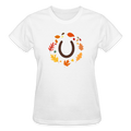 Fall Horseshoes Ultra Tee - white