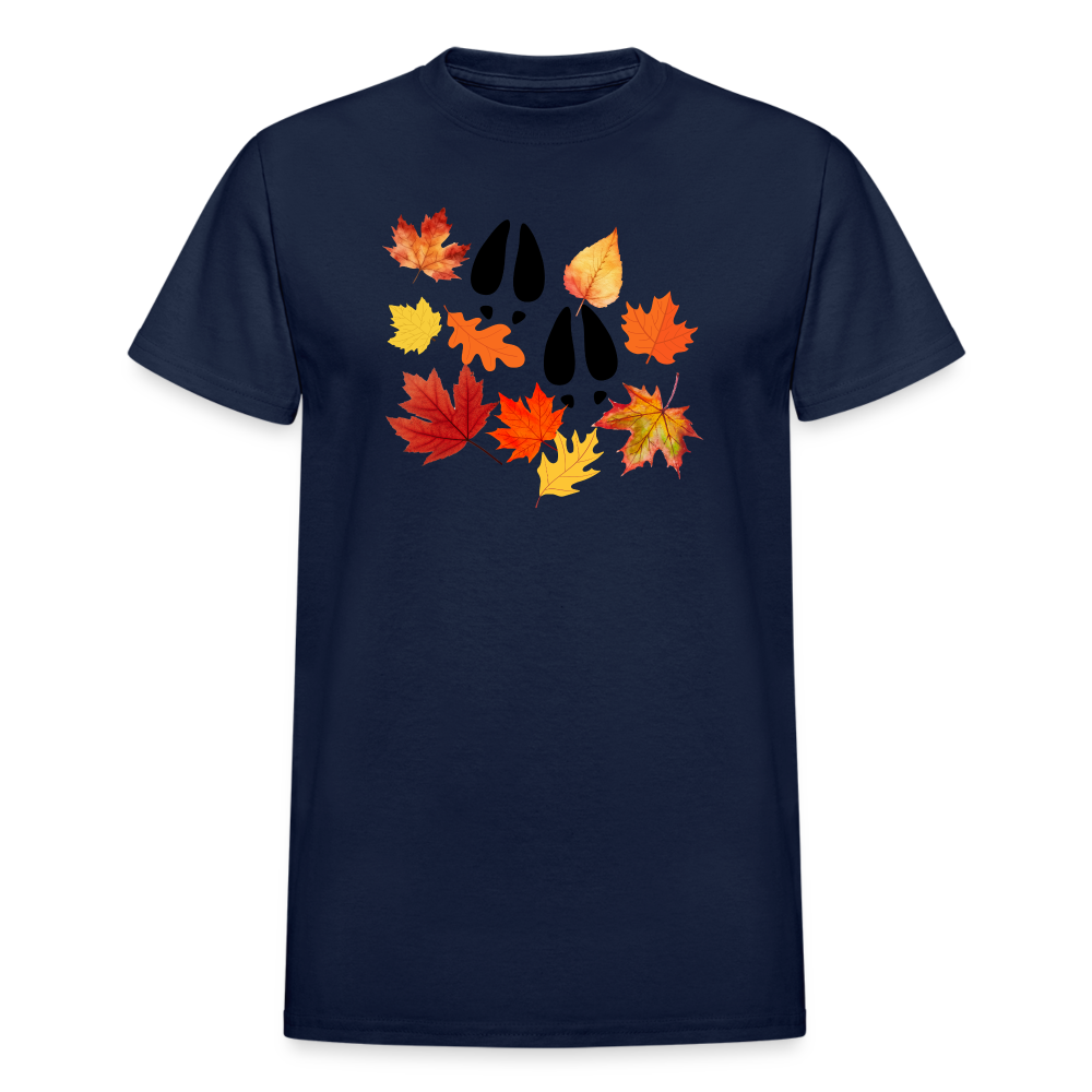 Leaf Tracks Ultra Tee - navy