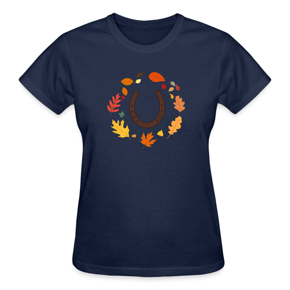 Fall Horseshoes Ultra Tee - navy