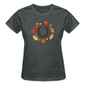 Fall Horseshoes Ultra Tee - deep heather