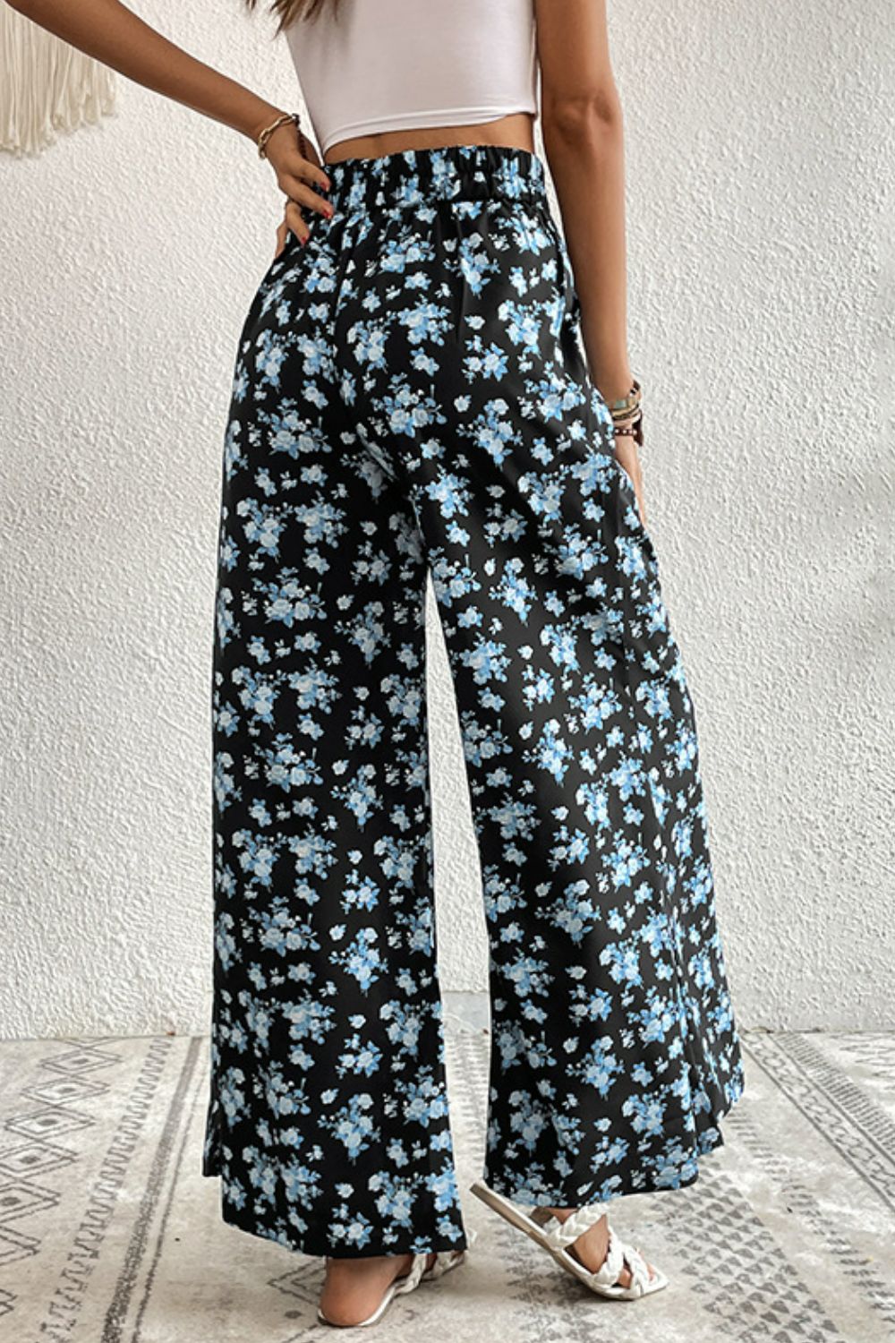 Perfee-Floral Culottes