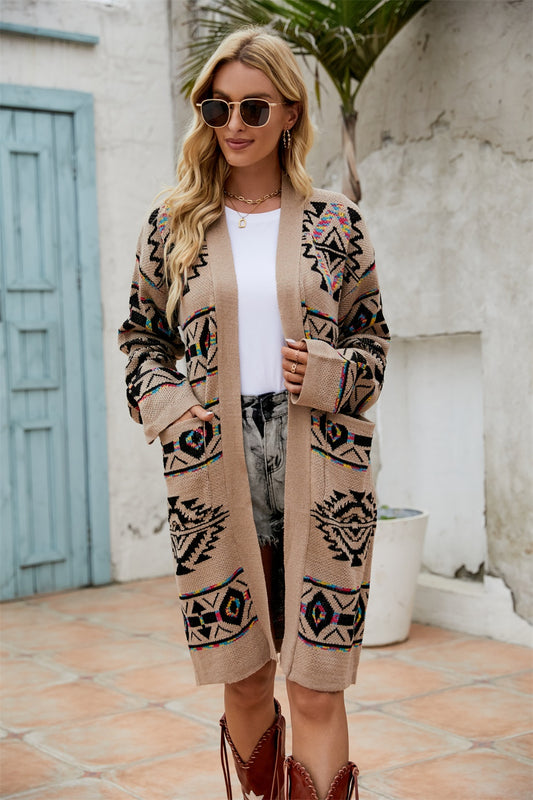 Angel Wings Geometric Cardigan