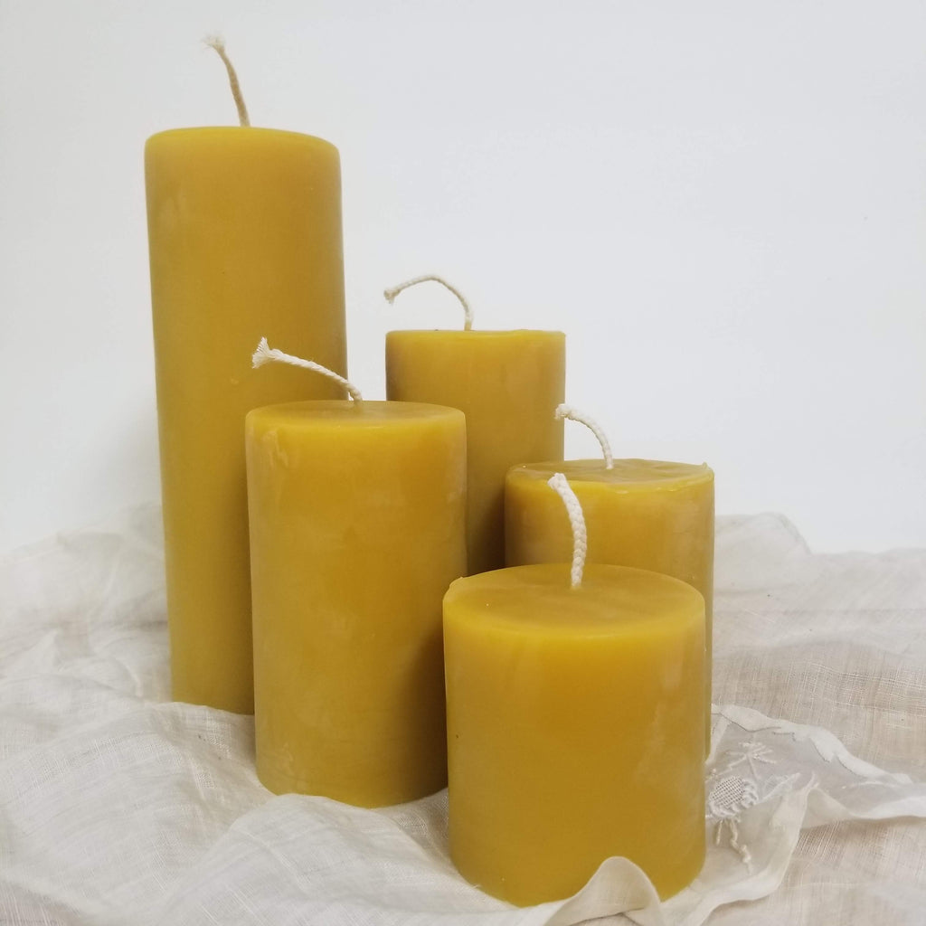 Chunky Pillars - 5 sizes | Beeswax Candles