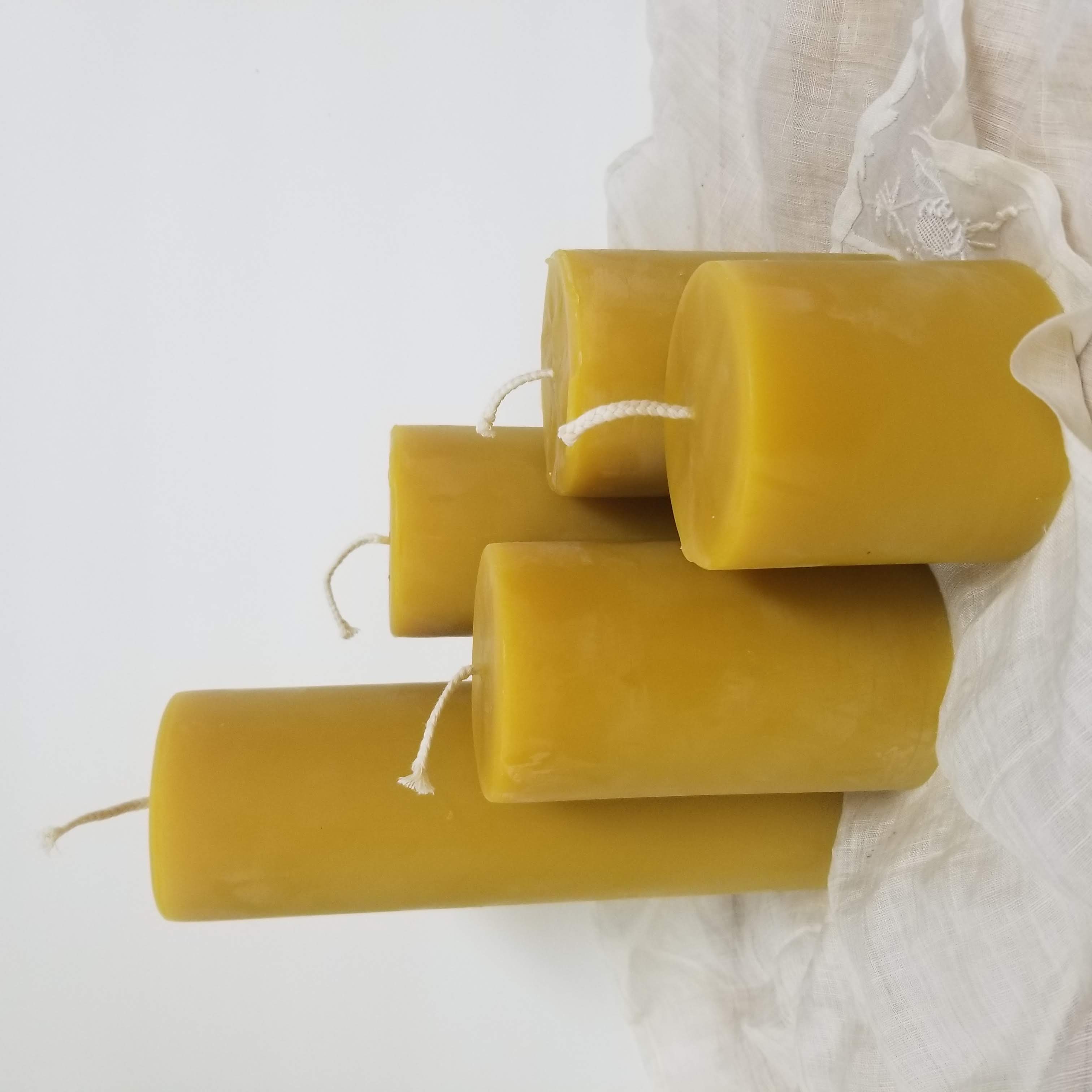 Chunky Pillars - 5 sizes | Beeswax Candles