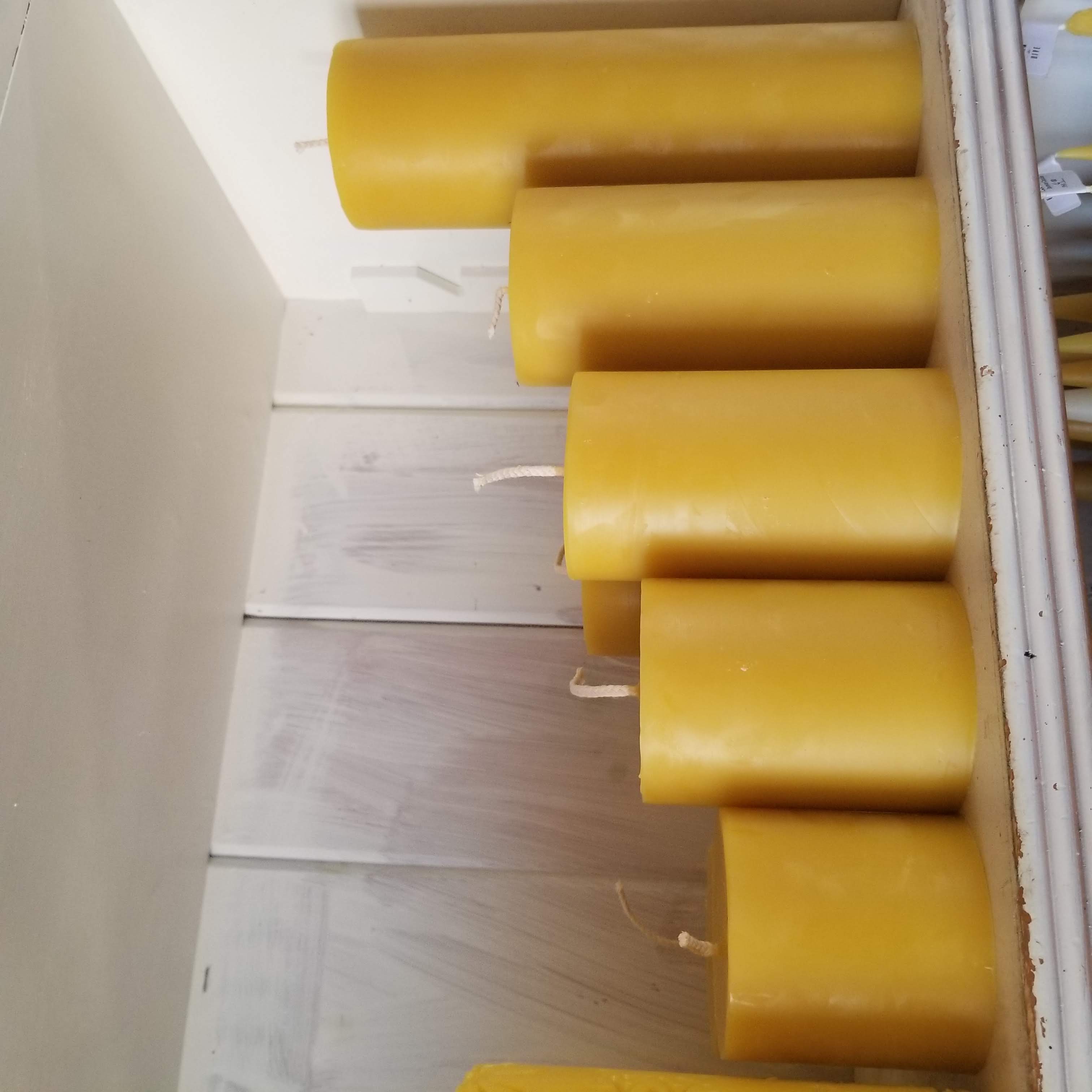 Chunky Pillars - 5 sizes | Beeswax Candles