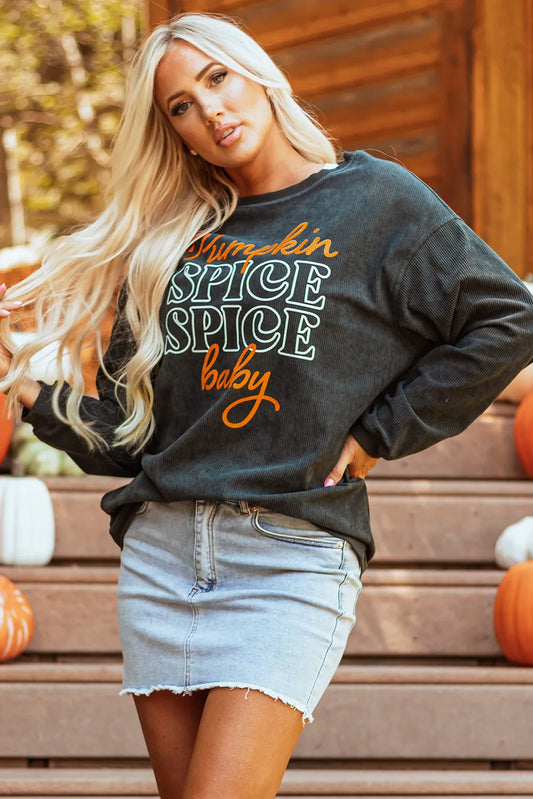 Pumpkin Spice Spice Baby Graphic Sweatshirt