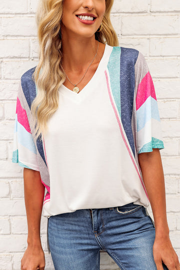 Rainbow Stripe Tee