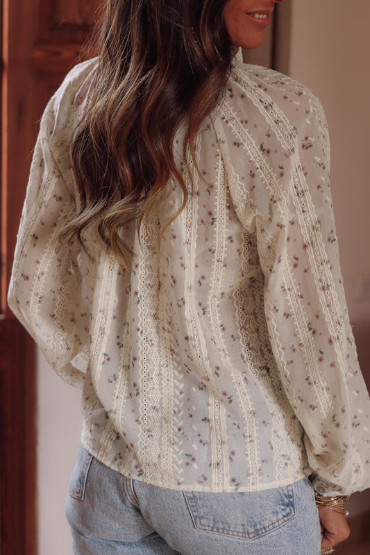 Flowers and Lace Shirt