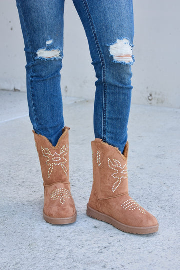 Forever Link Rhinestone Boots