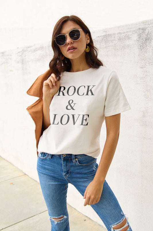 Simply Love-Rock and Love Tee