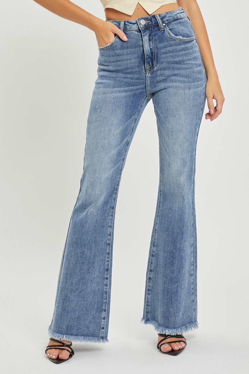 RISEN High Waist Flare Jeans