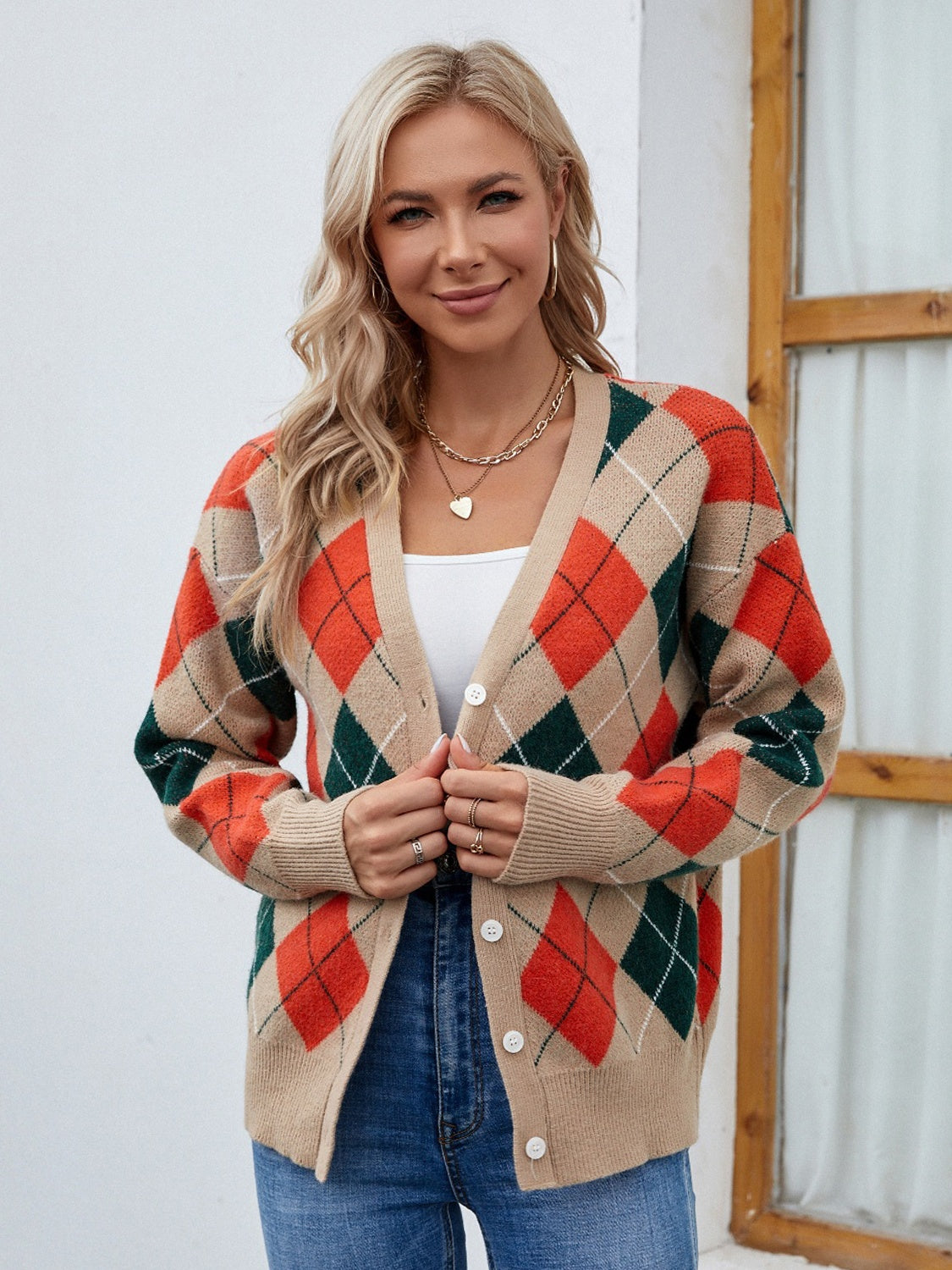 Plaid Fall Cardigan