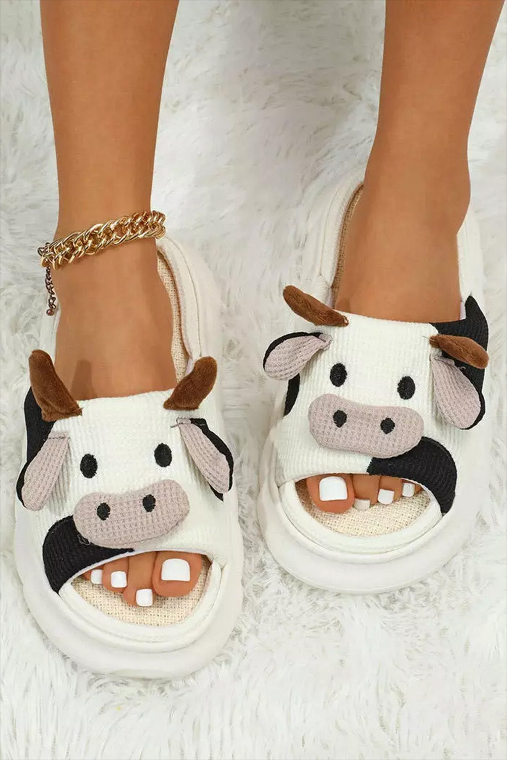 Cow Slippers