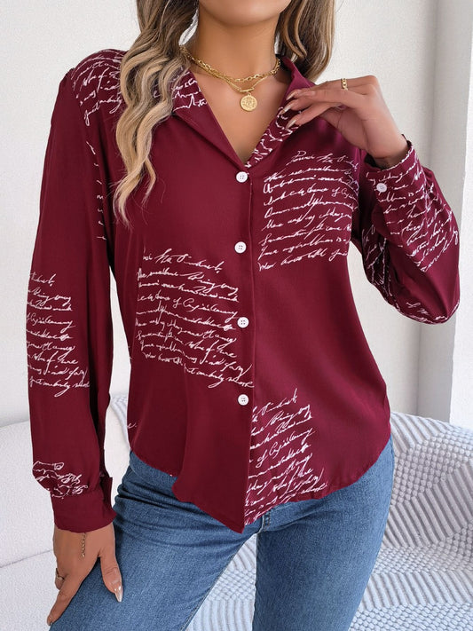 Pony Express Letter Blouse