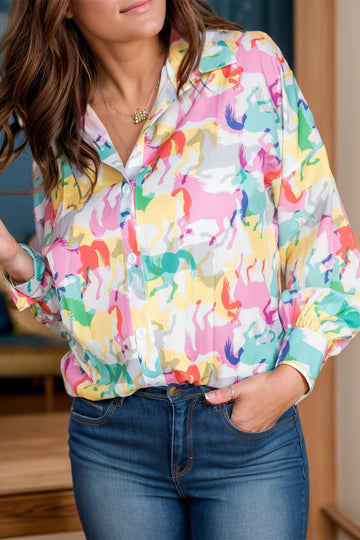 A Summer Gallop Long Sleeve Shirt