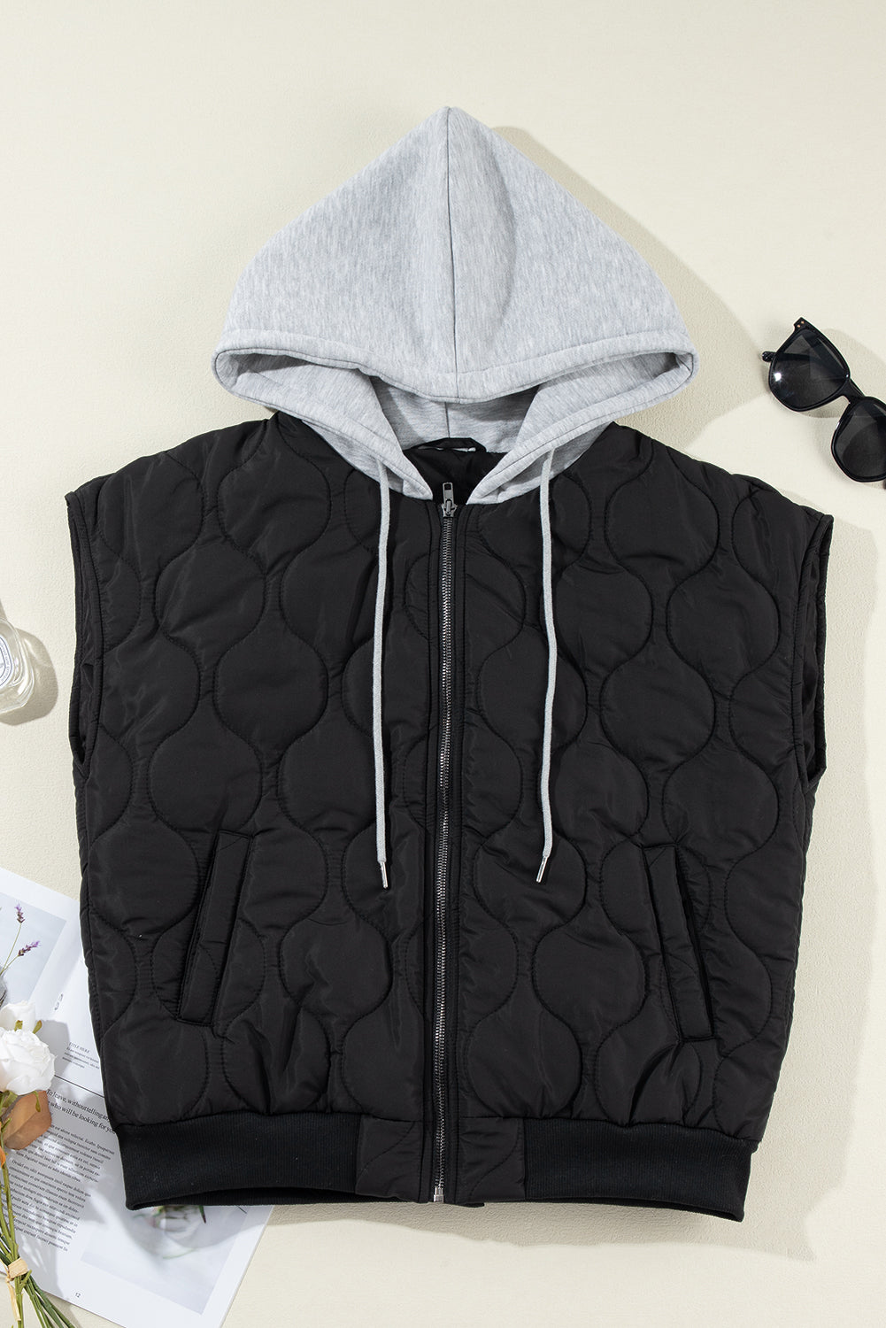 Gym Ready Zip Up Hooded Vest