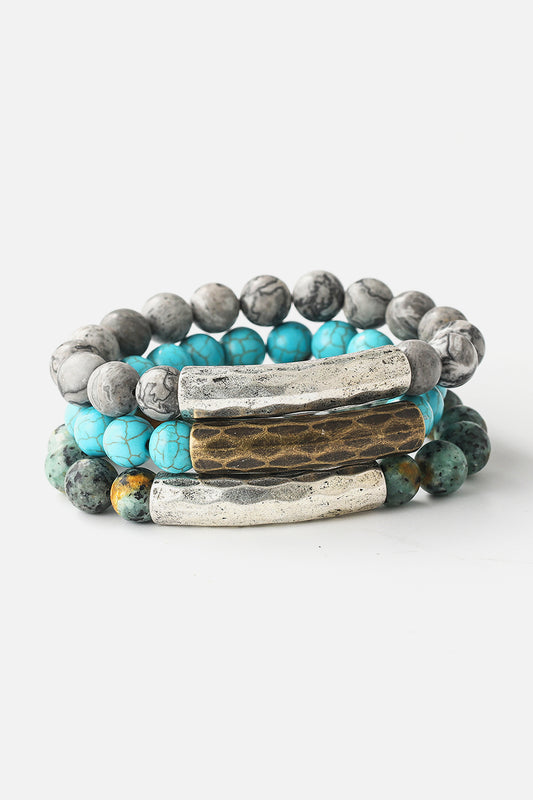 Natural Stone Beach Bracelet