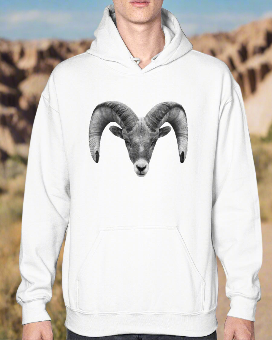 Bighorn Sheep, Wyldlife for Tomorrow, Moss Apparel, Hoodie