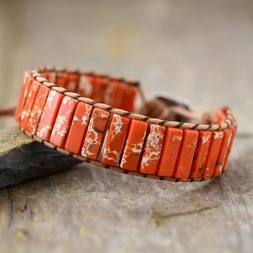 Orange Rock Bracelet