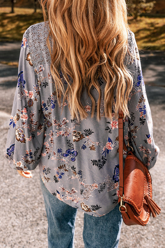 Blue Skye Floral Lace Blouse