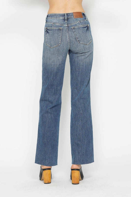 Judy Blue-Tummy Control Straight Jeans