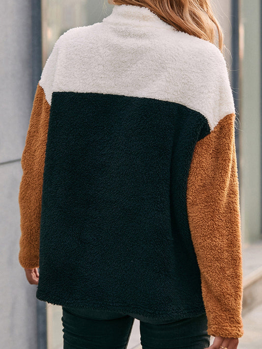 Ivy Lane-Color Block Sweatshirt