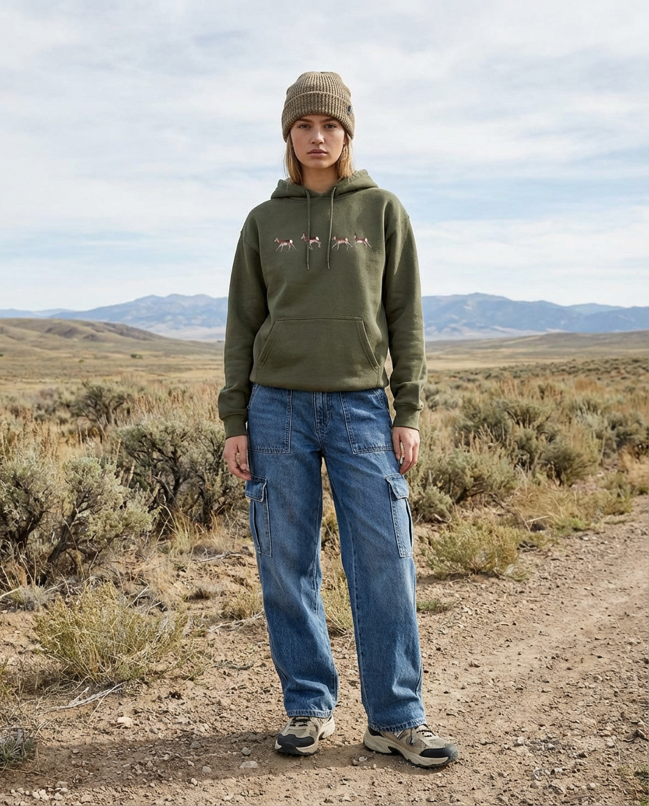 Pronghorn Run, Wyldlife For Tomorrow, Moss Apparel, Moss Apparel, Hoodie