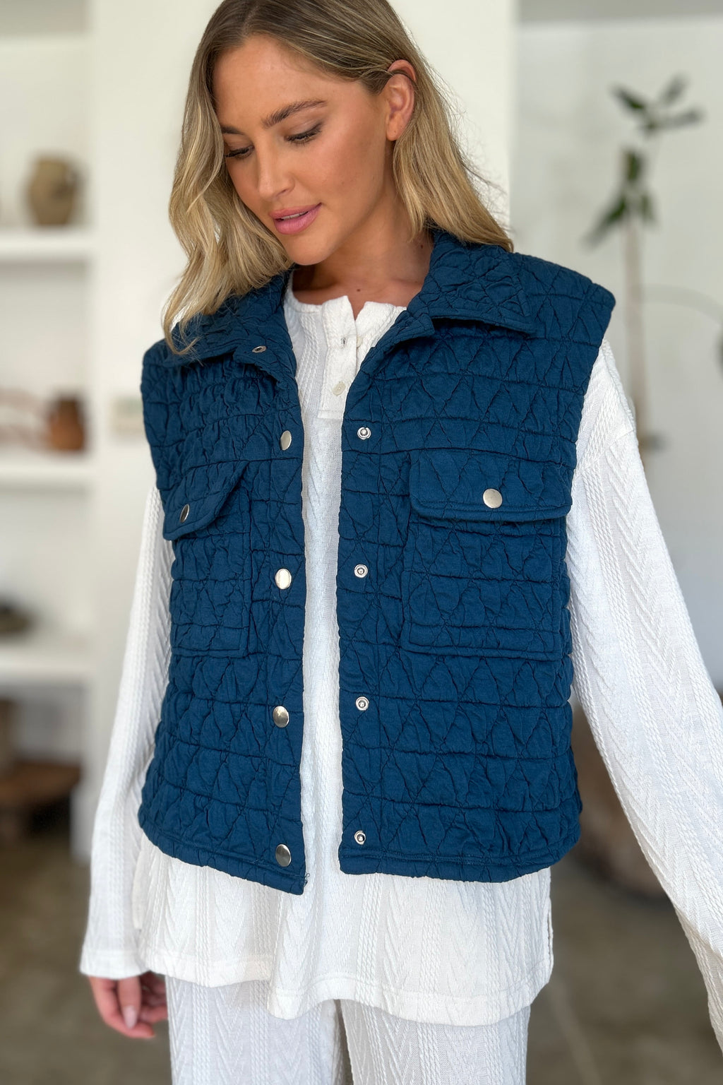 Double Take Snap Down Vest
